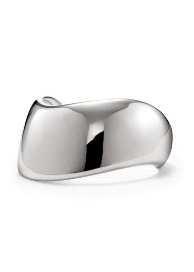 Agmes Cecil Sterling Silver Cuff In Metallic