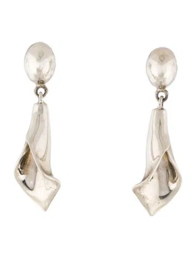 Pre-owned Agmes Mini Calla Drop Earrings In Multicolor
