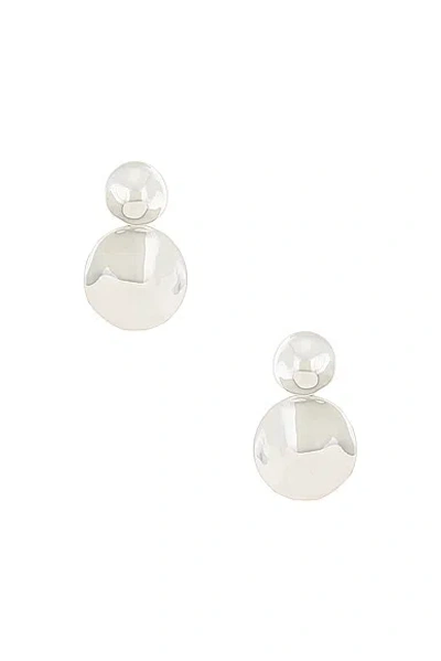 Agmes Short Stella Earrings In Sterling Silver