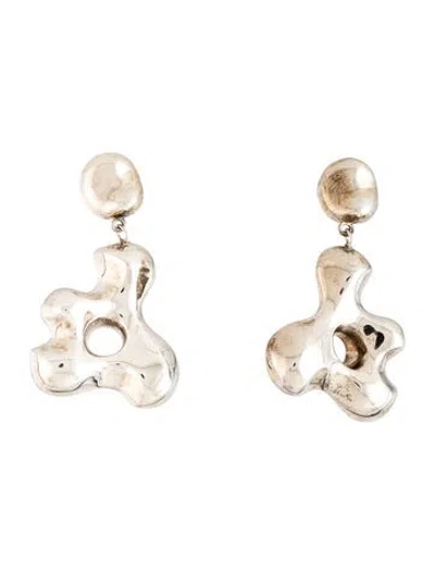 Pre-owned Agmes Simone Drop Earrings In Multicolor