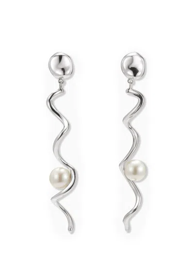 Agmes Teneille Sterling Silver Earrings