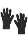 Agnelle Chloe Tresse Gloves In Black