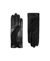 Agnelle Chloe Woven Lambskin Glove Lined In Black