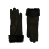 Agnelle Denise Double Face Lambskin Glove In Black
