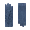 Agnelle Denise Shearling Glove In Blue