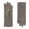 Agnelle Denise Shearling Glove In Brown