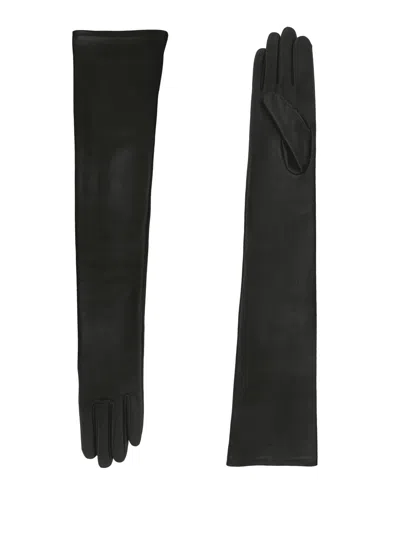 Agnelle Gloves Black "glamour"