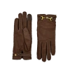 Agnelle Greco Lambskin Glove Lined In Brown