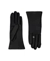 Agnelle Lambskin Glove With Gem On The Ring Finger In Burgundy