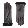 Agnelle Marina Lambskin Glove Lined In Black