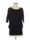 Agnes & Dora 3/4 Sleeve T-shirt In Black