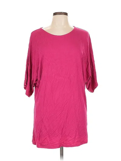 Pre-owned Agnes & Dora 3/4 Sleeve T-shirt In Pink