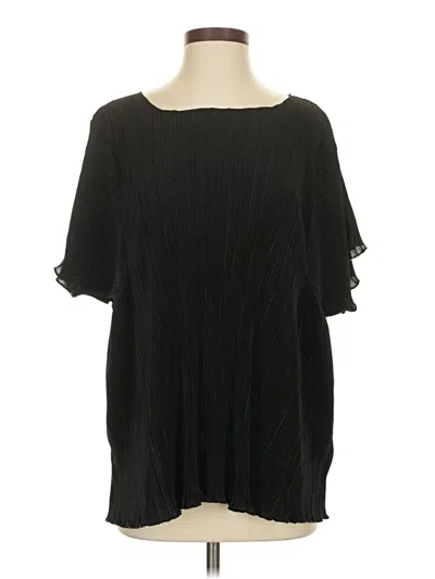 Pre-owned Agnes & Dora 3/4 Sleeve T-shirt In Black