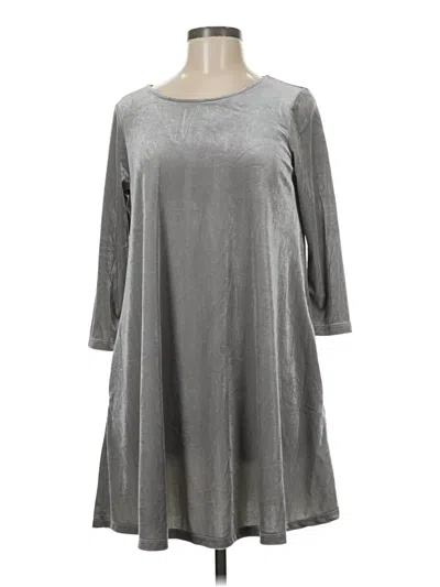 Pre-owned Agnes & Dora 3/4 Sleeve T-shirt In Silver