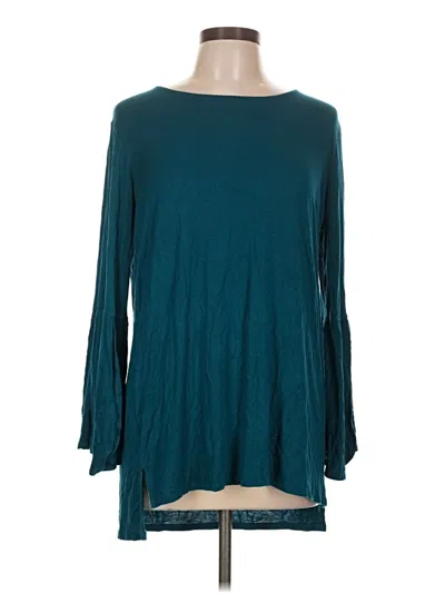 Pre-owned Agnes & Dora 3/4 Sleeve T-shirt In Teal