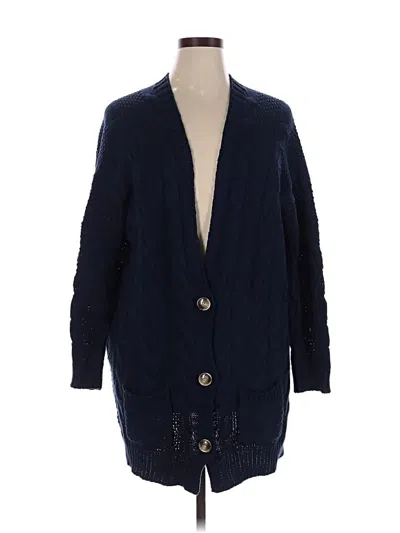 Pre-owned Agnes & Dora Cardigan Sweater In Blue