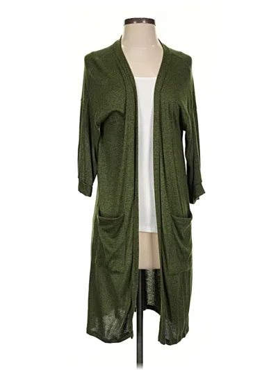 Pre-owned Agnes & Dora Cardigan Sweater In Green