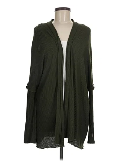 Pre-owned Agnes & Dora Cardigan Sweater In Green
