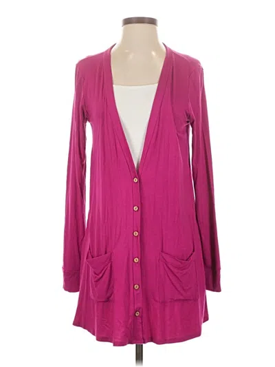 Pre-owned Agnes & Dora Cardigan Sweater In Pink