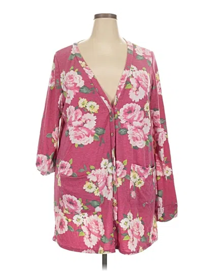 Pre-owned Agnes & Dora Cardigan Sweater In Pink