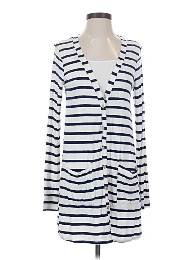 Pre-owned Agnes & Dora Cardigan Sweater In White