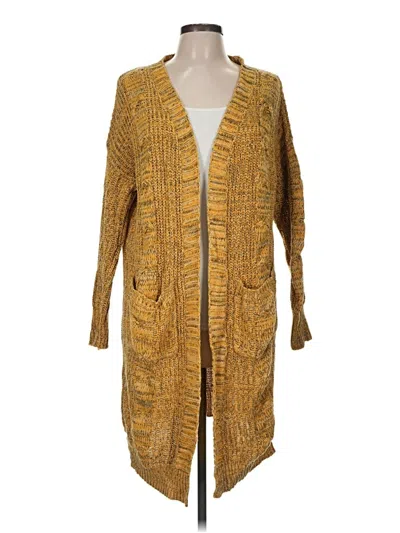 Pre-owned Agnes & Dora Cardigan Sweater In Yellow