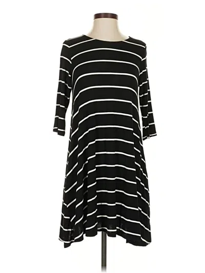 Pre-owned Agnes & Dora Casual Dress In Black