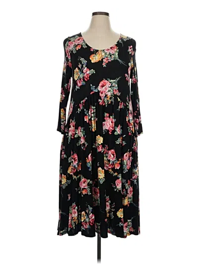 Pre-owned Agnes & Dora Casual Dress In Black