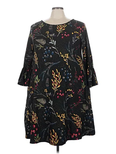 Pre-owned Agnes & Dora Casual Dress In Black