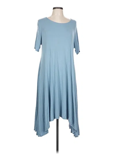Pre-owned Agnes & Dora Casual Dress In Blue