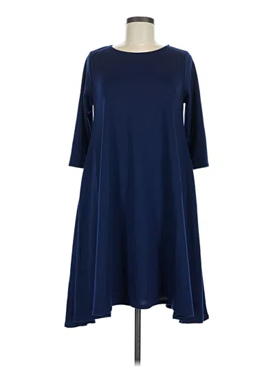 Pre-owned Agnes & Dora Casual Dress In Blue