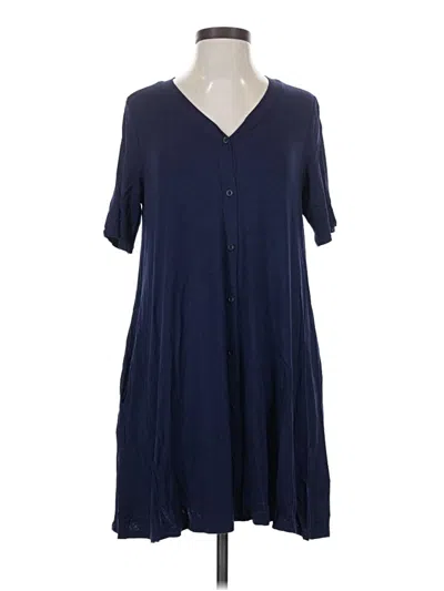 Pre-owned Agnes & Dora Casual Dress In Blue