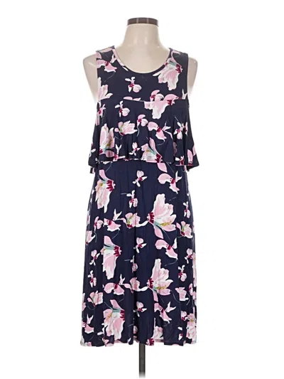 Pre-owned Agnes & Dora Casual Dress In Blue