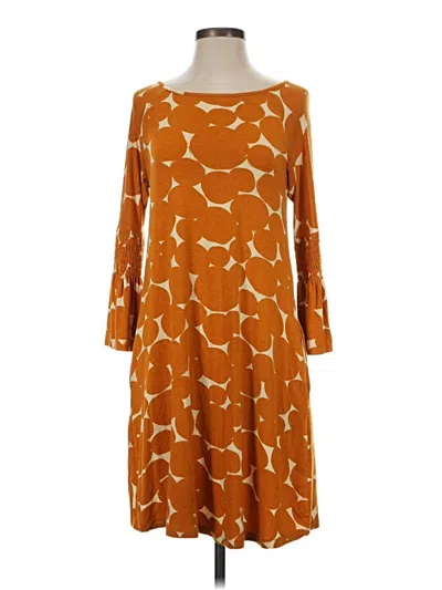 Pre-owned Agnes & Dora Casual Dress In Brown
