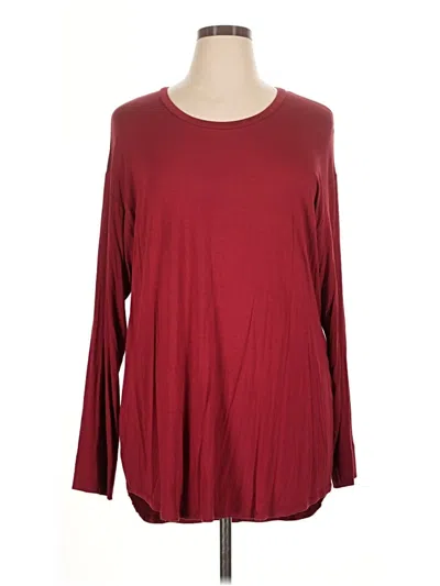 Pre-owned Agnes & Dora Casual Dress In Burgundy