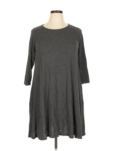 Pre-owned Agnes & Dora Casual Dress In Gray