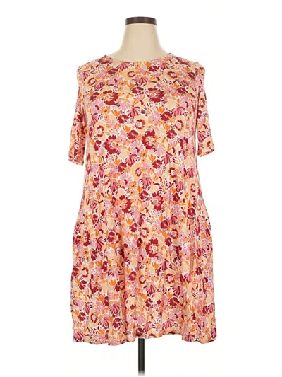 Pre-owned Agnes & Dora Casual Dress In Pink