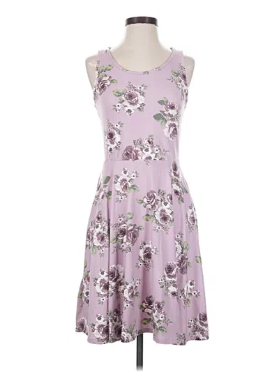 Pre-owned Agnes & Dora Casual Dress In Purple
