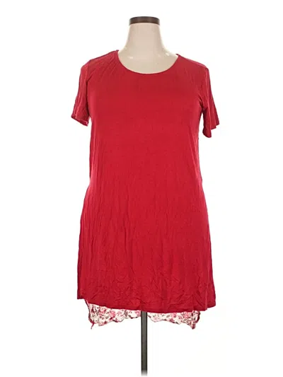 Pre-owned Agnes & Dora Casual Dress In Red
