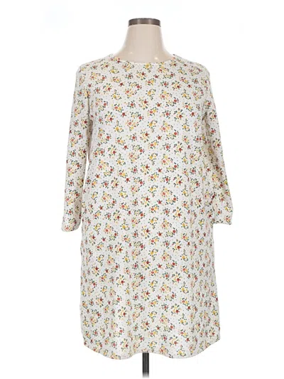 Pre-owned Agnes & Dora Casual Dress In White