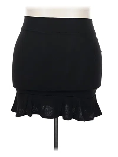 Pre-owned Agnes & Dora Casual Skirt In Black