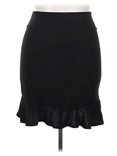 Pre-owned Agnes & Dora Casual Skirt In Black