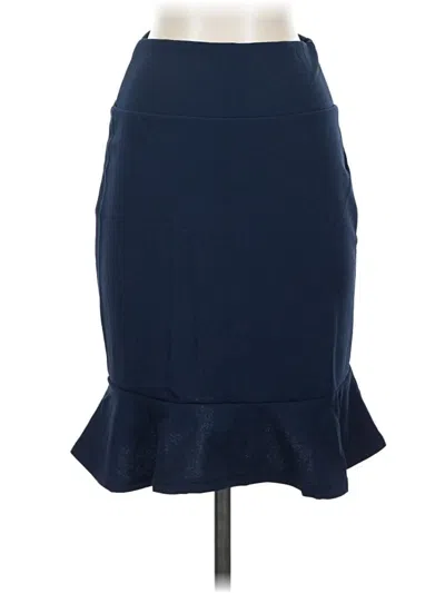 Agnes & Dora Casual Skirt In Blue