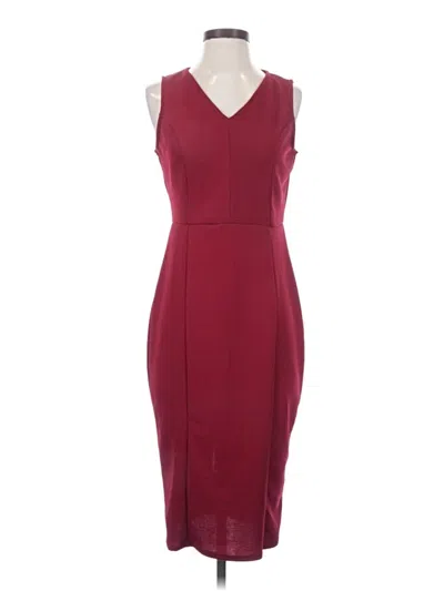 Pre-owned Agnes & Dora Cocktail Dress In Burgundy