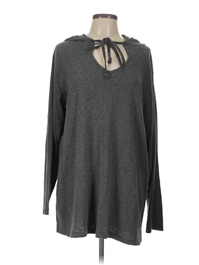 Pre-owned Agnes & Dora Fleece Jacket In Gray