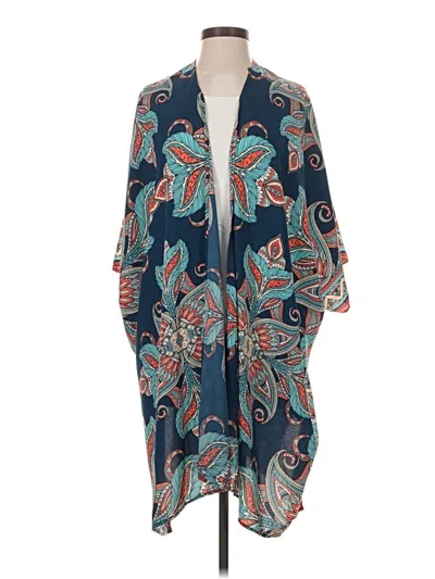 Pre-owned Agnes & Dora Kimono In Blue