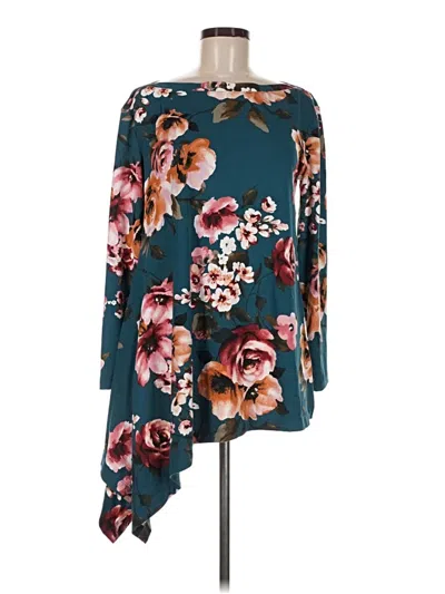 Pre-owned Agnes & Dora Kimono In Teal