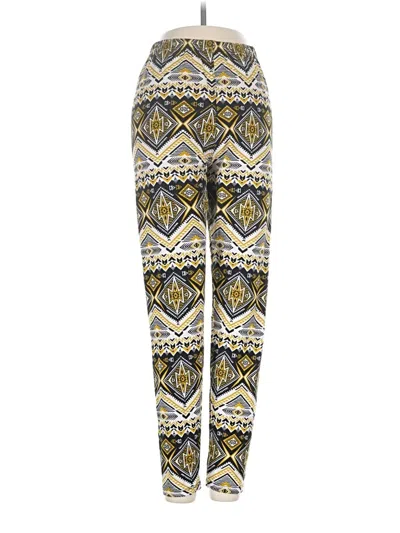 Pre-owned Agnes & Dora Leggings In Gold