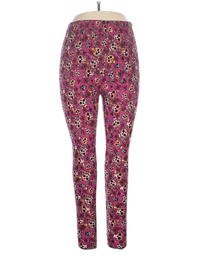 Pre-owned Agnes & Dora Leggings In Purple