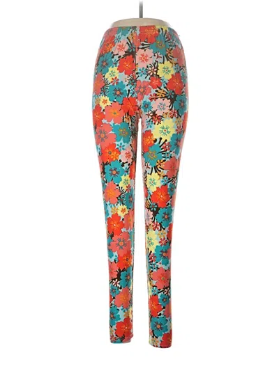 Pre-owned Agnes & Dora Leggings In Red
